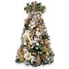LAALU Ozdobený stromček NEŽNÁ CHAMPAGNE 240 cm so 169 ks ozdôb a dekorácií