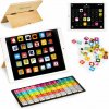 Drevený vzdelávací tablet, magnetická tabuľa ECOTOYS kriedou Drevený vzdelávací tablet, magnetická tabuľa ECOTOYS kriedou