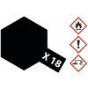 Tamiya Farba Acrylic MINI X-18 Black Semi Gloss 10ml