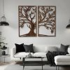 Drevená dekorácia na stenu - Stromy Dekor: DUB Bronze tmavý 090, Rozmery: 60x50 Drevená dekorácia na stenu - Stromy Dekor: DUB Bronze tmavý 090, Rozmery: 60x50