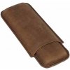 Puzdro na 2 cigary Angelo byvolia koža hnedé 17 cm Puzdro na 2 cigary Angelo byvolia koža hnedé 17 cm