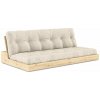 Karup Design ľanová rozkladacia pohovka 196 cm Base sivo-béžová Karup Design ľanová rozkladacia pohovka 196 cm Base sivo-béžová