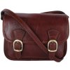 TALIANSKE Malá dámska kožená kabelka crossbody Talianska hnedá Melania Vera Pelle TALIANSKE Malá dámska kožená kabelka crossbody Talianska hnedá Melania Vera Pelle