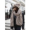 Fashionweek Súprava dámskej čiapky, šálu JK-montana Farba: CAPPUCCINO, Veľkosť: Universal Fashionweek Súprava dámskej čiapky, šálu JK-montana Farba: CAPPUCCINO, Veľkosť: Universal