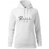 EKG šípky - Mikina dámská Cape s kapucí - 2XL ( Biela ) EKG šípky - Mikina dámská Cape s kapucí - 2XL ( Biela )
