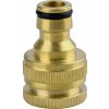 Rýchlospojka na záhradný ventil mosadzná, adaptér na 3/4'' a 1/2'' ventil, mosadz, EXTOL PREMIUM 8876021 Rýchlospojka na záhradný ventil mosadzná, adaptér na 3/4'' a 1/2'' ventil, mosadz, EXTOL PREMIUM 8876021