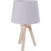 | Atmosphera - Stolná lampa TRIPOD 1xE14/40W/230V borovica/sivá | 127252B | Atmosphera - Stolná lampa TRIPOD 1xE14/40W/230V borovica/sivá | 127252B