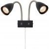 Markslöjd | Markslöjd 108901 - Nástenné bodové svietidlo CIRO 2xGU10/7W/230V čierna | ML1564 Markslöjd | Markslöjd 108901 - Nástenné bodové svietidlo CIRO 2xGU10/7W/230V čierna | ML1564