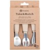 PETITEMARS PETITE&MARS Sada príborov s nerezovej ocele Take&Match Variant: PETITE&MARS Sada príborov s nerezovej ocele Take&Match Desert Sand 12m+