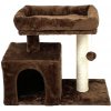 Škrabadlo pre mačky Nobleza s domčekom hnedé 1ks Škrabadlo pre mačky Nobleza s domčekom hnedé 1ks