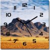 Sklenené hodiny štvorec Namíbie skaly 30x30 cm Sklenené hodiny štvorec Namíbie skaly 30x30 cm