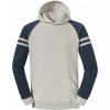 JERZEES 97CR NUBLEND VARSITY / Unisex mikina s kapucňou - oatmeal heather/indigo heather L JERZEES 97CR NUBLEND VARSITY / Unisex mikina s kapucňou - oatmeal heather/indigo heather L
