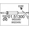 MTS Stredný tlmič výfuku 01.51300 MTS Stredný tlmič výfuku 01.51300