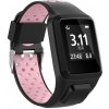Silikónový remienok TomTom Runner 3 / Spark 3 – Duo – čierno-ružová Silikónový remienok TomTom Runner 3 / Spark 3 – Duo – čierno-ružová