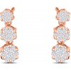 Amawell Diamantové náušnice Reina z ružového zlata - Celestia 2000801240009 Amawell Diamantové náušnice Reina z ružového zlata - Celestia 2000801240009