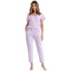 LEVEZA (M-Max) Dámske pyžamo Hania1423 1-sv.fialová M LEVEZA (M-Max) Dámske pyžamo Hania1423 1-sv.fialová M