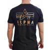 Alpha Industries tričko pánske CAMO LOGO Puff BP black Farba: čierna, Veľkosť: 3XL Alpha Industries tričko pánske CAMO LOGO Puff BP black Farba: čierna, Veľkosť: 3XL