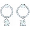Náušnice Attract s visiacim kryštálom - SWAROVSKI Náušnice Attract s visiacim kryštálom - SWAROVSKI