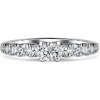 Dafné | Zásnubný prsteň so stredovým kameňom 0.180ct, biele zlato, s diamantmi 47 Dafné | Zásnubný prsteň so stredovým kameňom 0.180ct, biele zlato, s diamantmi 47