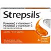 STREPSILS Pomaranč s vitamínom C 24 tvrdých pastiliek STREPSILS Pomaranč s vitamínom C 24 tvrdých pastiliek