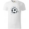 Futbalová lopta v triku - Tričko z organickej bavlny - 3XL ( Biela ) Futbalová lopta v triku - Tričko z organickej bavlny - 3XL ( Biela )