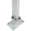 Floraworld Rohový stĺpik s navarenou základovou nosnou pätkou pozinkovaný 69 cm Floraworld Rohový stĺpik s navarenou základovou nosnou pätkou pozinkovaný 69 cm