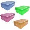 KRABICA ÚLOŽNÝ BOX NA TOPÁNKY ORGANIZÉR NA OBUV MULTICOLOR PRIEHĽADNÝ 10KS KRABICA ÚLOŽNÝ BOX NA TOPÁNKY ORGANIZÉR NA OBUV MULTICOLOR PRIEHĽADNÝ 10KS