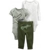 Carter's Set 3dielny body kr. rukáv body dl. rukáv tepláky Green Croc chlapec LBB Carter's Set 3dielny body kr. rukáv body dl. rukáv tepláky Green Croc chlapec LBB