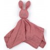 PETITEMARS PETITE&MARS Maznáčik bambusový mušelínový Hugo Dusty Rose 0m+ PETITEMARS PETITE&MARS Maznáčik bambusový mušelínový Hugo Dusty Rose 0m+
