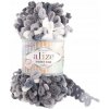 Priadza Puffy Fine Color 5925 Sivá