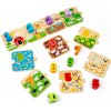 Bigjigs Toys puzzle s obrázkami a číslami Bigjigs Toys puzzle s obrázkami a číslami