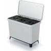 Odpadkový koš Prosperplast SYSTEMA 3x10l popelavý Odpadkový koš Prosperplast SYSTEMA 3x10l popelavý