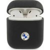 BMW Geniune kožené ochranné pouzdro pro AirPods 1/2 černé BMW Geniune kožené ochranné pouzdro pro AirPods 1/2 černé