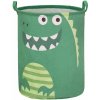 Kôš na hračky, bavlna - Dino - zelený, 43 L Kôš na hračky, bavlna - Dino - zelený, 43 L