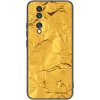 Picasee silikónový čierny obal pre Honor 70 - Gold Picasee silikónový čierny obal pre Honor 70 - Gold