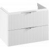 Cersanit Tirso Skříňka pod umyvadlo 80 cm, bílá matná S1015-004 Cersanit Tirso Skříňka pod umyvadlo 80 cm, bílá matná S1015-004