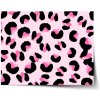 Sablio Plagát Ružový gepard - 90x60 cm Sablio Plagát Ružový gepard - 90x60 cm