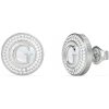 Guess Oceľové kôstkové náušnice G Talisman JUBE06211JWRHT/U