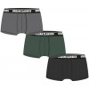 Boxer shorts 3-pack gray+dark green+black čierna | šedá | kaki | zelená | viacfarená 3XL Urban Classics 4053838605516 Boxer shorts 3-pack gray+dark green+black čierna | šedá | kaki | zelená | viacfarená 3XL Urban Classics 4053838605516
