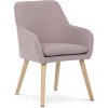 Kreslo AK-310 PINK2 staroružová látka, nohy masív kaučukovník Kreslo AK-310 PINK2 staroružová látka, nohy masív kaučukovník