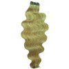 Brčky vlnité česateľné vlasy blond #68 Brazilian Wave 60cm 150g Brčky vlnité česateľné vlasy blond #68 Brazilian Wave 60cm 150g