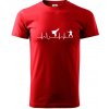 Karate EKG - Klasické pánske tričko vyššej gramáže - 3XL ( Červená ) Karate EKG - Klasické pánske tričko vyššej gramáže - 3XL ( Červená )