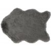 Kondela Koberec, umelá kožušina, sivá, 60x90, EBONY TYP 5 Kondela Koberec, umelá kožušina, sivá, 60x90, EBONY TYP 5