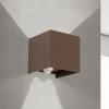 Orion LED vonkajšie nástenné svietidlo Cube-S, corten, kov, senzor - AL 11-1314 corten/Sensor(LED13W/700lm Orion LED vonkajšie nástenné svietidlo Cube-S, corten, kov, senzor - AL 11-1314 corten/Sensor(LED13W/700lm