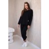Set of sweatshirt and pants punto Black čierna One size Kesi Włoski 5907302924100 Set of sweatshirt and pants punto Black čierna One size Kesi Włoski 5907302924100