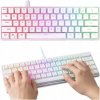 Mechanická klávesnica MEMFLOW RGB drôtová 60% Outemu Red biela USB-C Mechanická klávesnica MEMFLOW RGB drôtová 60% Outemu Red biela USB-C