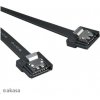 Kabel AKASA Super slim SATA3 datový kabel k HDD,SSD a optickým mechanikám, černý, 15cm AK-CBSA05-15BK Kabel AKASA Super slim SATA3 datový kabel k HDD,SSD a optickým mechanikám, černý, 15cm AK-CBSA05-15BK