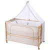 roba Room Bed 60 x 120 cm medvedík so srdiečkom prírodná