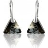 For You Strieborné náušnice Triangle - Swarovski elements čierne Silver Night 12mm - 13616 For You Strieborné náušnice Triangle - Swarovski elements čierne Silver Night 12mm - 13616