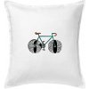 Narodeniny 60 rokov na bicykli - Vankúš 50x50 - 50x50 - Vrátane výplne ( Biela ) Narodeniny 60 rokov na bicykli - Vankúš 50x50 - 50x50 - Vrátane výplne ( Biela )